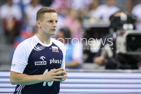  30.08.2017 KRAKOW ( TAURON ARENA ) <br />MISTRZOSTWA EUROPY W SIATKOWCE MEZCZYZN LOTTO EUROVOLLEY POLAND 2017 ( European Volleyball Championship ) <br />BARAZE ( Playoff Phase )<br />MECZ POLSKA - SLOWENIA ( Match Poland - Slovenia ) <br />N/Z DAMIAN WOJTASZEK SYLWETKA <br /> 