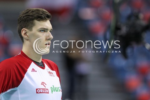  30.08.2017 KRAKOW ( TAURON ARENA ) <br />MISTRZOSTWA EUROPY W SIATKOWCE MEZCZYZN LOTTO EUROVOLLEY POLAND 2017 ( European Volleyball Championship ) <br />BARAZE ( Playoff Phase )<br />MECZ POLSKA - SLOWENIA ( Match Poland - Slovenia ) <br />N/Z BARTLOMIEJ LEMANSKI SYLWETKA <br /> 