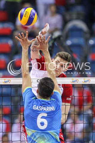  30.08.2017 KRAKOW ( TAURON ARENA ) <br />MISTRZOSTWA EUROPY W SIATKOWCE MEZCZYZN LOTTO EUROVOLLEY POLAND 2017 ( European Volleyball Championship ) <br />BARAZE ( Playoff Phase )<br />MECZ POLSKA - SLOWENIA ( Match Poland - Slovenia ) <br />N/Z BARTLOMIEJ LEMANSKI <br /> 