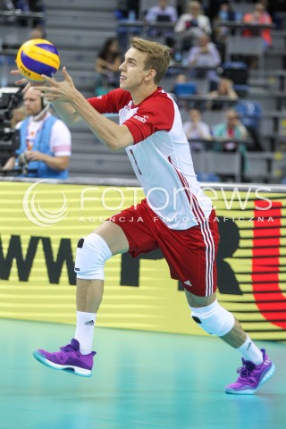  30.08.2017 KRAKOW ( TAURON ARENA ) <br />MISTRZOSTWA EUROPY W SIATKOWCE MEZCZYZN LOTTO EUROVOLLEY POLAND 2017 ( European Volleyball Championship ) <br />BARAZE ( Playoff Phase )<br />MECZ POLSKA - SLOWENIA ( Match Poland - Slovenia ) <br />N/Z ARTUR SZALPUK SYLWETKA <br /> 