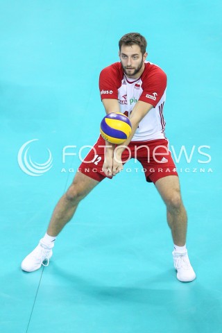  30.08.2017 KRAKOW ( TAURON ARENA ) <br />MISTRZOSTWA EUROPY W SIATKOWCE MEZCZYZN LOTTO EUROVOLLEY POLAND 2017 ( European Volleyball Championship ) <br />BARAZE ( Playoff Phase )<br />MECZ POLSKA - SLOWENIA ( Match Poland - Slovenia ) <br />N/Z GRZEGORZ LOMACZ SYLWETKA <br /> 
