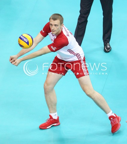  30.08.2017 KRAKOW ( TAURON ARENA ) <br />MISTRZOSTWA EUROPY W SIATKOWCE MEZCZYZN LOTTO EUROVOLLEY POLAND 2017 ( European Volleyball Championship ) <br />BARAZE ( Playoff Phase )<br />MECZ POLSKA - SLOWENIA ( Match Poland - Slovenia ) <br />N/Z LUKASZ WISNIEWSKI SYLWETKA <br /> 