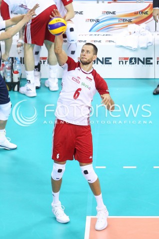  30.08.2017 KRAKOW ( TAURON ARENA ) <br />MISTRZOSTWA EUROPY W SIATKOWCE MEZCZYZN LOTTO EUROVOLLEY POLAND 2017 ( European Volleyball Championship ) <br />BARAZE ( Playoff Phase )<br />MECZ POLSKA - SLOWENIA ( Match Poland - Slovenia ) <br />N/Z BARTOSZ KUREK SYLWETKA <br /> 