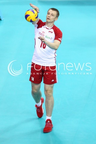  30.08.2017 KRAKOW ( TAURON ARENA ) <br />MISTRZOSTWA EUROPY W SIATKOWCE MEZCZYZN LOTTO EUROVOLLEY POLAND 2017 ( European Volleyball Championship ) <br />BARAZE ( Playoff Phase )<br />MECZ POLSKA - SLOWENIA ( Match Poland - Slovenia ) <br />N/Z LUKASZ WISNIEWSKI SYLWETKA <br /> 