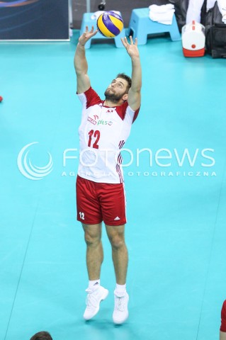  30.08.2017 KRAKOW ( TAURON ARENA ) <br />MISTRZOSTWA EUROPY W SIATKOWCE MEZCZYZN LOTTO EUROVOLLEY POLAND 2017 ( European Volleyball Championship ) <br />BARAZE ( Playoff Phase )<br />MECZ POLSKA - SLOWENIA ( Match Poland - Slovenia ) <br />N/Z GRZEGORZ LOMACZ SYLWETKA <br /> 