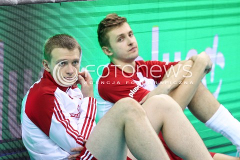  30.08.2017 KRAKOW ( TAURON ARENA ) <br />MISTRZOSTWA EUROPY W SIATKOWCE MEZCZYZN LOTTO EUROVOLLEY POLAND 2017 ( European Volleyball Championship ) <br />BARAZE ( Playoff Phase )<br />MECZ POLSKA - SLOWENIA ( Match Poland - Slovenia ) <br />N/Z LUKASZ WISNIEWSKI MATEUSZ BIENIEK SMUTEK PORAZKA PRZEGRANA EMOCJE <br /> 