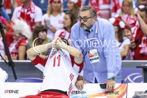  30.08.2017 KRAKOW ( TAURON ARENA ) <br />MISTRZOSTWA EUROPY W SIATKOWCE MEZCZYZN LOTTO EUROVOLLEY POLAND 2017 ( European Volleyball Championship ) <br />BARAZE ( Playoff Phase )<br />MECZ POLSKA - SLOWENIA ( Match Poland - Slovenia ) <br />N/Z FABIAN DRZYZGA WOJCIECH DRZYZGA POCIESZA LZY SMUTEK PORAZKA PRZEGRANA EMOCJE <br /> 