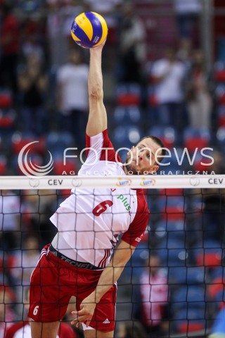  30.08.2017 KRAKOW ( TAURON ARENA ) <br />MISTRZOSTWA EUROPY W SIATKOWCE MEZCZYZN LOTTO EUROVOLLEY POLAND 2017 ( European Volleyball Championship ) <br />BARAZE ( Playoff Phase )<br />MECZ POLSKA - SLOWENIA ( Match Poland - Slovenia ) <br />N/Z BARTOSZ KUREK SYLWETKA ATAK <br /> 