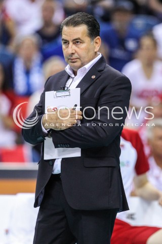 30.08.2017 KRAKOW ( TAURON ARENA ) <br />MISTRZOSTWA EUROPY W SIATKOWCE MEZCZYZN LOTTO EUROVOLLEY POLAND 2017 ( European Volleyball Championship ) <br />BARAZE ( Playoff Phase )<br />MECZ POLSKA - SLOWENIA ( Match Poland - Slovenia ) <br />N/Z FERDINANDO DE GIORGI - I TRENER ( HEAD COACH ) SYLWETKA <br /> 