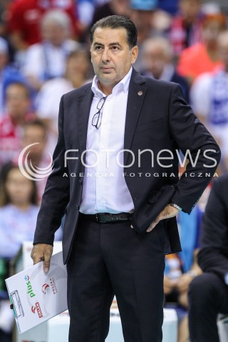  30.08.2017 KRAKOW ( TAURON ARENA ) <br />MISTRZOSTWA EUROPY W SIATKOWCE MEZCZYZN LOTTO EUROVOLLEY POLAND 2017 ( European Volleyball Championship ) <br />BARAZE ( Playoff Phase )<br />MECZ POLSKA - SLOWENIA ( Match Poland - Slovenia ) <br />N/Z FERDINANDO DE GIORGI - I TRENER ( HEAD COACH ) SYLWETKA <br /> 