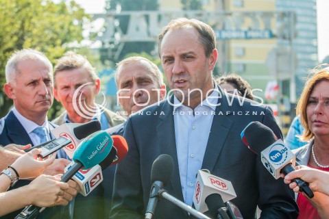  31.08.2017 GDANSK<br />MOC SOLIDARNOSCI OBCHODY POROZUMIENIA SIERPNIA 80. ORGANIZOWANA PRZEZ KOD POMORZE<br />N/Z MIECZYSLAW STRUK GRZEGORZ SCHETYNA<br /> 