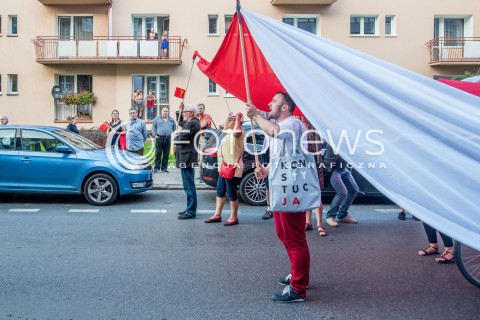  31.08.2017 GDANSK<br />MARSZ KOMITETU OBRONY DEMOKRACJI W GDANSKU<br />N/Z UCZESTNICY MARSZU<br /> 