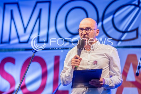  31.08.2017 GDANSK<br />MARSZ KOMITETU OBRONY DEMOKRACJI W GDANSKU<br />N/Z RADOMIR SZUMELDA<br /> 