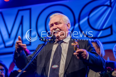  31.08.2017 GDANSK<br />MARSZ KOMITETU OBRONY DEMOKRACJI W GDANSKU<br />N/Z LECH WALESA<br /> 
