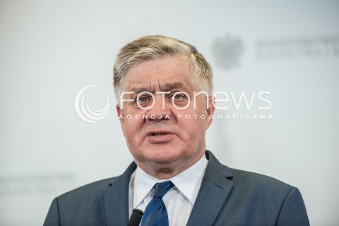 Konferencja ministra rolnictwa w Warszawie