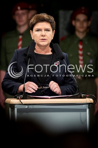  01.09.2017 GDANSK<br />78. ROCZNICA WYBUCHU II WOJNY SWIATOWEJ NA WESTERPLATTE<br />N/Z PREMIER BEATA SZYDLO<br /> 