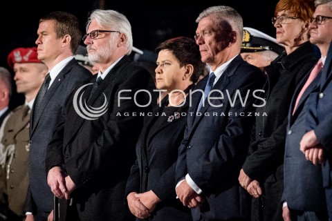  01.09.2017 GDANSK<br />78. ROCZNICA WYBUCHU II WOJNY SWIATOWEJ NA WESTERPLATTE<br />N/Z BEATA SZYDLO STANISLAW KARCZEWSKI WITOLD WASZCZYKOWSKI WITOLD BANKA ELZBIETA RAFALSKA<br /> 