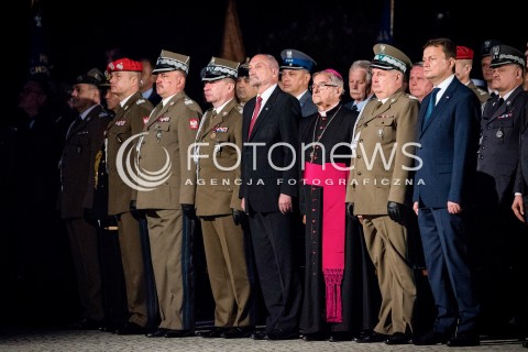  01.09.2017 GDANSK<br />78. ROCZNICA WYBUCHU II WOJNY SWIATOWEJ NA WESTERPLATTE<br />N/Z ANTONI MACIEREWICZ LESZEK SLAWOJ GLODZ MARIUSZ BLASZCZAK<br /> 