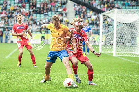  03.09.2017 WARSZAWA WIELKI MECZ 2017<br />GWIAZDY TVN VS REPREZENTACJA WOSP<br />STADION LEGII<br />N/Z MATEUSZ GOORAL GORNY ROBERT STOCKINGER<br /> 