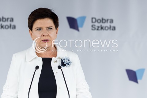  04.09.2017 DOBRZECHOW (WOJ. PODKARPACKIE)<br />OGOLNOPOLSKA INAUGURACJA ROKU SZKOLNEGO 2017/2018 Z UDZIALEM PREMIER BEATY SZYDLO W CENTRUM KSZTALCENIA PRAKTYCZNEGO W DOBRZECHOWIE<br />N/Z PREMIER BEATA SZYDLO<br /> 