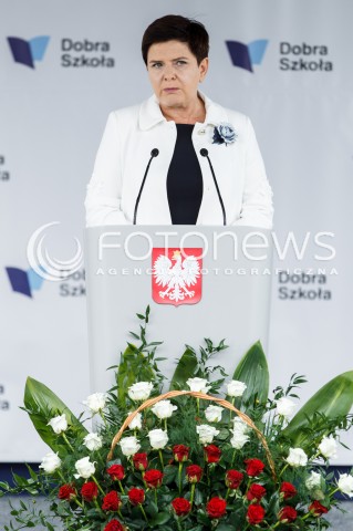 04.09.2017 DOBRZECHOW (WOJ. PODKARPACKIE)<br />OGOLNOPOLSKA INAUGURACJA ROKU SZKOLNEGO 2017/2018 Z UDZIALEM PREMIER BEATY SZYDLO W CENTRUM KSZTALCENIA PRAKTYCZNEGO W DOBRZECHOWIE<br />N/Z PREMIER BEATA SZYDLO<br /> 