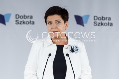  04.09.2017 DOBRZECHOW (WOJ. PODKARPACKIE)<br />OGOLNOPOLSKA INAUGURACJA ROKU SZKOLNEGO 2017/2018 Z UDZIALEM PREMIER BEATY SZYDLO W CENTRUM KSZTALCENIA PRAKTYCZNEGO W DOBRZECHOWIE<br />N/Z PREMIER BEATA SZYDLO<br /> 