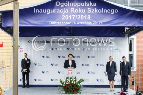  04.09.2017 DOBRZECHOW (WOJ. PODKARPACKIE)<br />OGOLNOPOLSKA INAUGURACJA ROKU SZKOLNEGO 2017/2018 Z UDZIALEM PREMIER BEATY SZYDLO W CENTRUM KSZTALCENIA PRAKTYCZNEGO W DOBRZECHOWIE<br />N/Z ANNA ZALEWSKA<br /> 