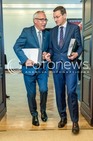  07.09.2017 WARSZAWA<br />POSIEDZENIE RADY MINISTROW<br />N/Z MATEUSZ MORAWIECKI KAZIMIERZ SMOLINSKI<br /> 