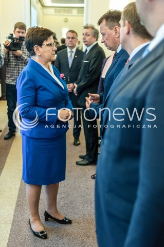  07.09.2017 WARSZAWA<br />POSIEDZENIE RADY MINISTROW<br />N/Z BEATA SZYDLO MARIUSZ BLASZCZAK<br /> 