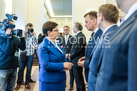  07.09.2017 WARSZAWA<br />POSIEDZENIE RADY MINISTROW<br />N/Z BEATA SZYDLO MARIUSZ BLASZCZAK<br /> 