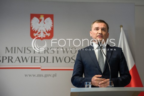  07.09.2017 WARSZAWA<br />KONFERENCJA PRASOWA MINISTRA SPRAWIEDLIWOSCI<br />N/Z MINISTER SPRAWIEDLIWOSCI ZBIGNIEW ZIOBRO<br /> 