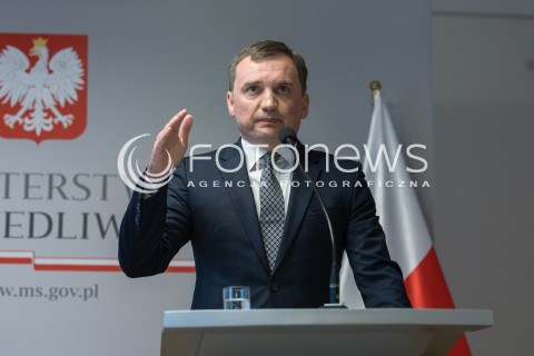  07.09.2017 WARSZAWA<br />KONFERENCJA PRASOWA MINISTRA SPRAWIEDLIWOSCI<br />N/Z MINISTER SPRAWIEDLIWOSCI ZBIGNIEW ZIOBRO<br /> 