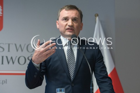 Konferencja ministra sprawiedliwości w Warszawie