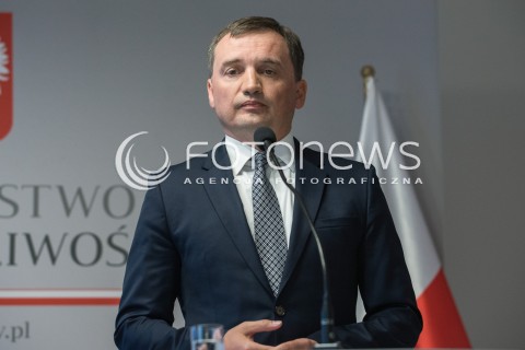  07.09.2017 WARSZAWA<br />KONFERENCJA PRASOWA MINISTRA SPRAWIEDLIWOSCI<br />N/Z MINISTER SPRAWIEDLIWOSCI ZBIGNIEW ZIOBRO<br /> 