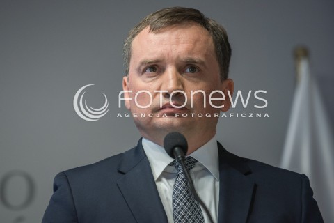  07.09.2017 WARSZAWA<br />KONFERENCJA PRASOWA MINISTRA SPRAWIEDLIWOSCI<br />N/Z MINISTER SPRAWIEDLIWOSCI ZBIGNIEW ZIOBRO<br /> 