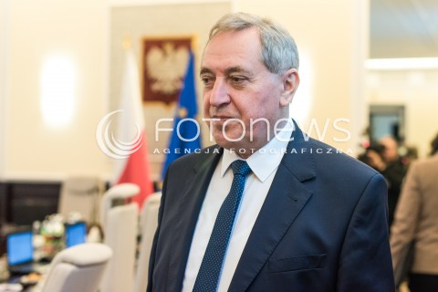  07.09.2017 WARSZAWA<br />POSIEDZENIE RADY MINISTROW<br />N/Z HENRYK KOWALCZYK<br /> 