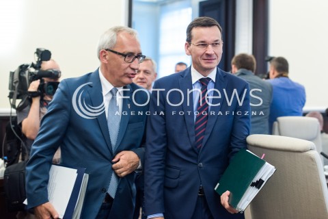  07.09.2017 WARSZAWA<br />POSIEDZENIE RADY MINISTROW<br />N/Z KAZIMIERZ SMOLINSKI MATEUSZ MORAWICKI<br /> 