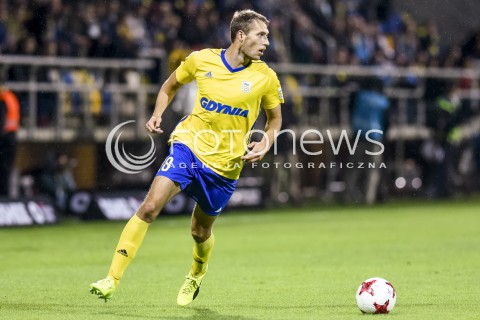  08.09.2017 GDYNIA <br />PILKA NOZNA - EKSTRAKLASA SEZON 2017/2018<br />MECZ ARKA GDYNIA - WISLA KRAKOW<br />N/Z FREDERIK HELSTRUP<br /> 