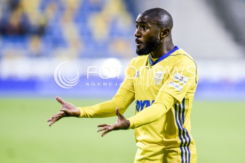  08.09.2017 GDYNIA <br />PILKA NOZNA - EKSTRAKLASA SEZON 2017/2018<br />MECZ ARKA GDYNIA - WISLA KRAKOW<br />N/Z YANNICK SAMBEA<br /> 
