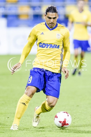  08.09.2017 GDYNIA <br />PILKA NOZNA - EKSTRAKLASA SEZON 2017/2018<br />MECZ ARKA GDYNIA - WISLA KRAKOW<br />N/Z RUBEN JURADO<br /> 