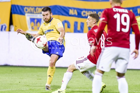  08.09.2017 GDYNIA <br />PILKA NOZNA - EKSTRAKLASA SEZON 2017/2018<br />MECZ ARKA GDYNIA - WISLA KRAKOW<br />N/Z GRZEGORZ PIESIO<br /> 