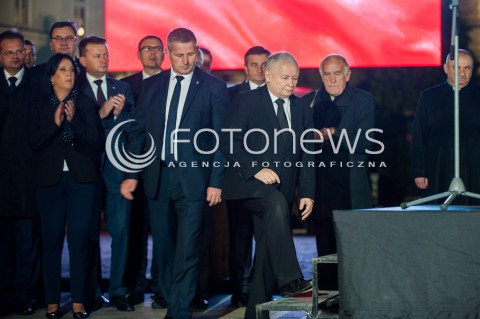  10.09.2017 WARSZAWA<br />MIESIECZNICA SMOLENSKA<br />N/Z JAROSLAW KACZYNSKI MAREK KUCHCINSKI MARIUSZ BLASZCZAK<br /> 