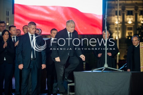  10.09.2017 WARSZAWA<br />MIESIECZNICA SMOLENSKA<br />N/Z JAROSLAW KACZYNSKI MAREK KUCHCINSKI MARIUSZ BLASZCZAK<br /> 