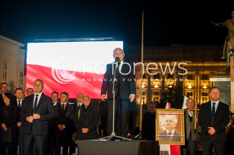  10.09.2017 WARSZAWA<br />MIESIECZNICA SMOLENSKA<br />N/Z JAROSLAW KACZYNSKI<br /> 