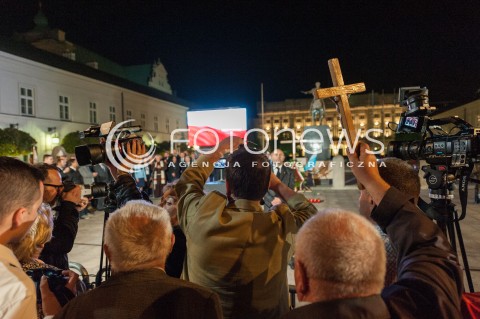 89. miesięcznica smoleńska w Warszawie
