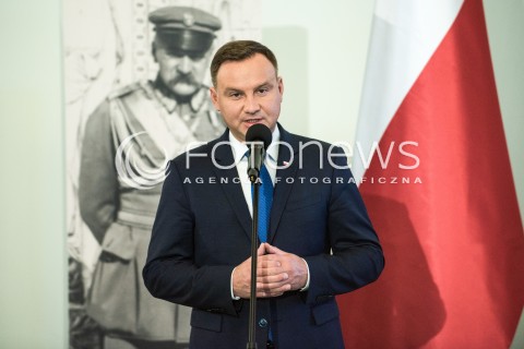  11.09.2017 WARSZAWA<br />INAUGURACYJNE POSIEDZENIE KOMITETU NARODOWYCH OBCHODOW SERNEJ ROCZNICY ODZYSKANIA NIEPODLEGLOSCI RP<br />N/Z PREZYDENT RP ANDRZEJ DUDA<br /> 