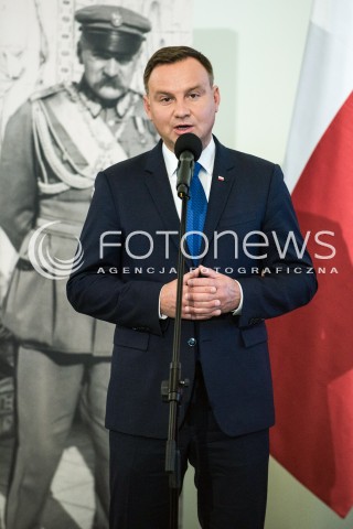  11.09.2017 WARSZAWA<br />INAUGURACYJNE POSIEDZENIE KOMITETU NARODOWYCH OBCHODOW SERNEJ ROCZNICY ODZYSKANIA NIEPODLEGLOSCI RP<br />N/Z PREZYDENT RP ANDRZEJ DUDA<br /> 