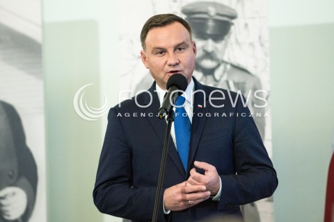  11.09.2017 WARSZAWA<br />INAUGURACYJNE POSIEDZENIE KOMITETU NARODOWYCH OBCHODOW SERNEJ ROCZNICY ODZYSKANIA NIEPODLEGLOSCI RP<br />N/Z PREZYDENT RP ANDRZEJ DUDA<br /> 