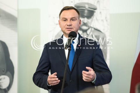  11.09.2017 WARSZAWA<br />INAUGURACYJNE POSIEDZENIE KOMITETU NARODOWYCH OBCHODOW SERNEJ ROCZNICY ODZYSKANIA NIEPODLEGLOSCI RP<br />N/Z PREZYDENT RP ANDRZEJ DUDA<br /> 