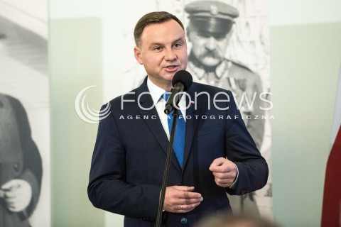 11.09.2017 WARSZAWA<br />INAUGURACYJNE POSIEDZENIE KOMITETU NARODOWYCH OBCHODOW SERNEJ ROCZNICY ODZYSKANIA NIEPODLEGLOSCI RP<br />N/Z PREZYDENT RP ANDRZEJ DUDA<br /> 